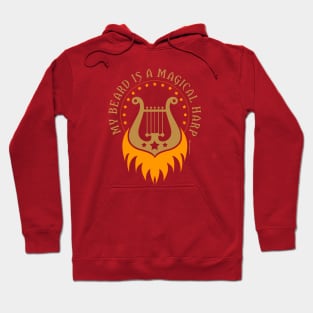 MY BEARD IS A MAGICAL HARP Hoodie